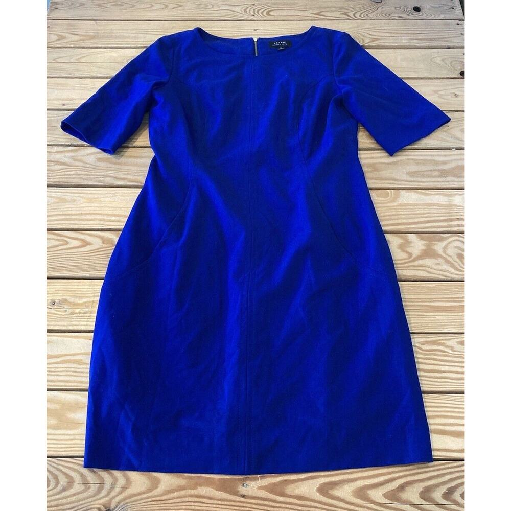 Tahari Pencil Dress Size 10 Women’s Blue